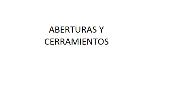 Ventanas puertas cerramientos aberturas